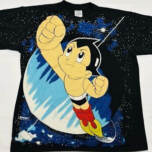 Astro Boy All Over Print Modern Day Bootleg Short Sleeve Tee